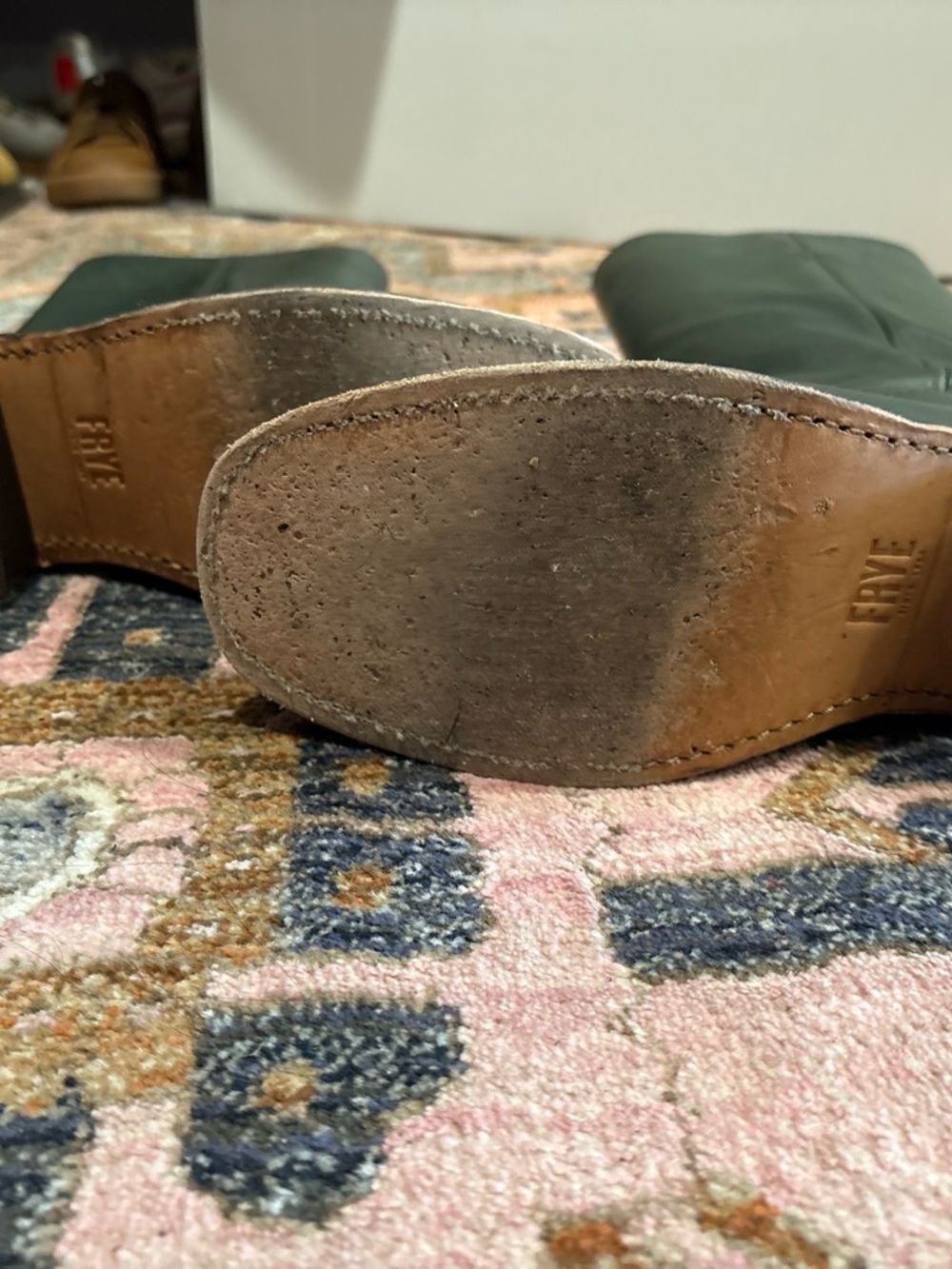 Frye Campus Boots Forest Green View 3